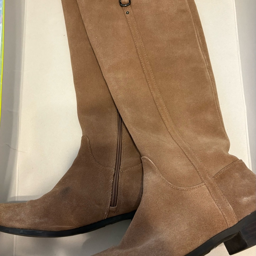 Gianni Bini Suede Mushroom Knee-High Boots